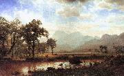 Haying, Conway Meadows Albert Bierstadt